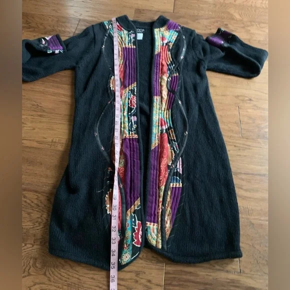 Koos of Course Silk Blend Open‎ Cardigan Sweater - Picture 10 of 12